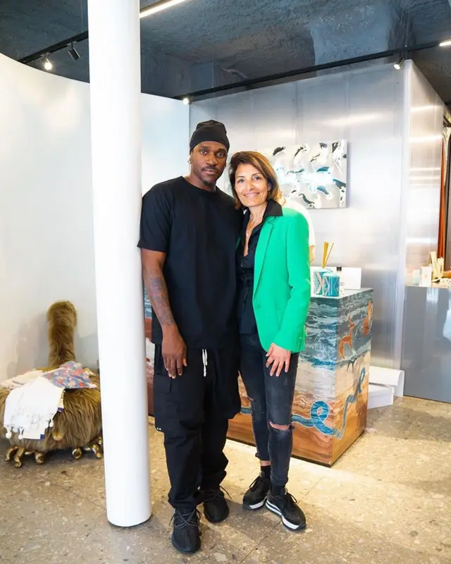 Pusha T outfit in Uniqlo, Rick Owens, and Adidas, 2023