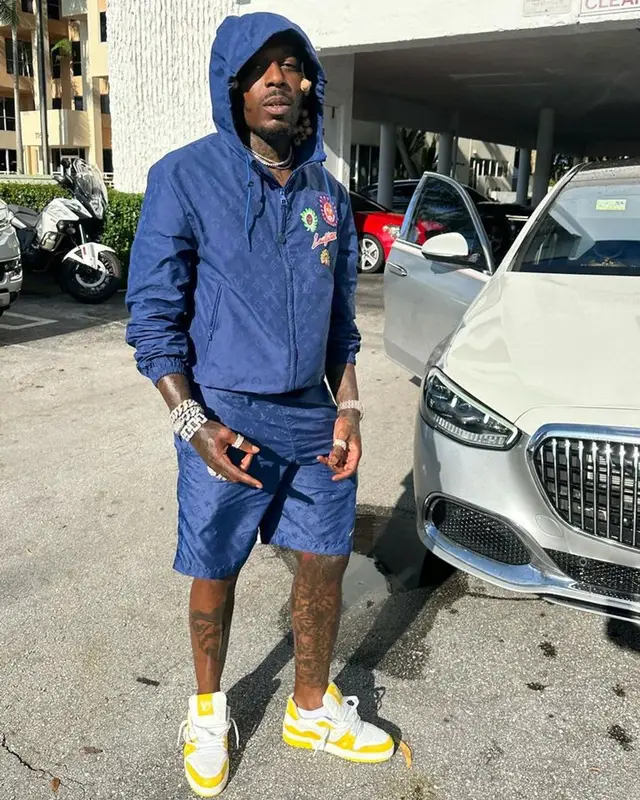 Sauce Walka outfit in Louis Vuitton and Yayoi Kusama, 2023