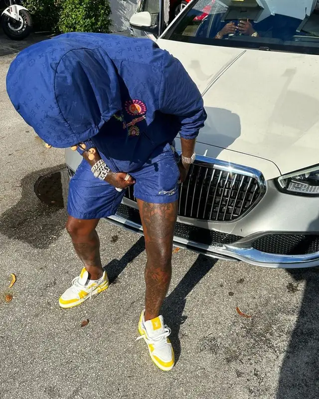 Sauce Walka outfit in Louis Vuitton and Yayoi Kusama, 2023