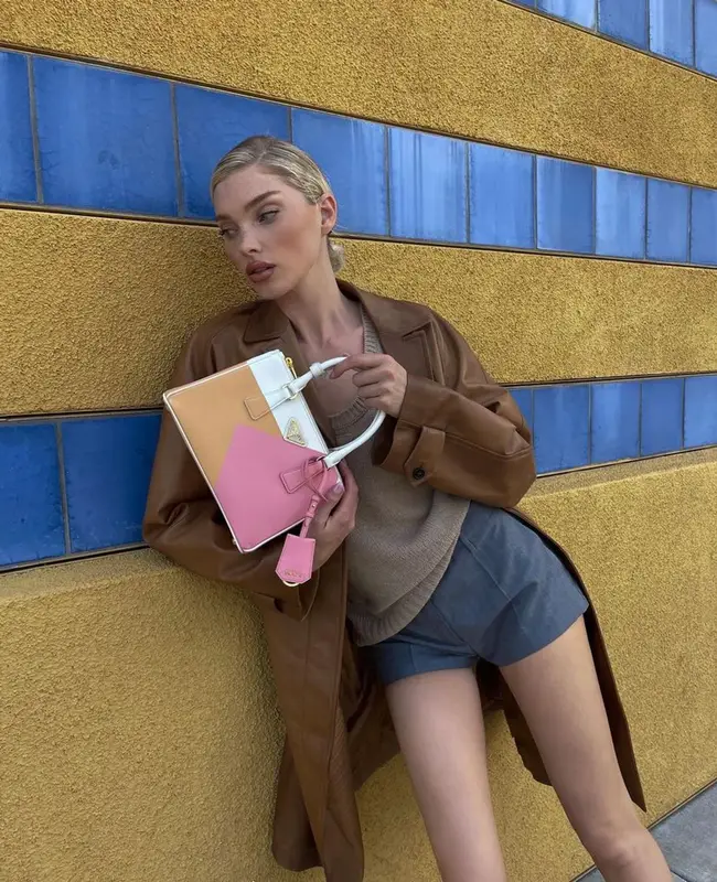 Elsa Hosk outfit in Prada, 2023
