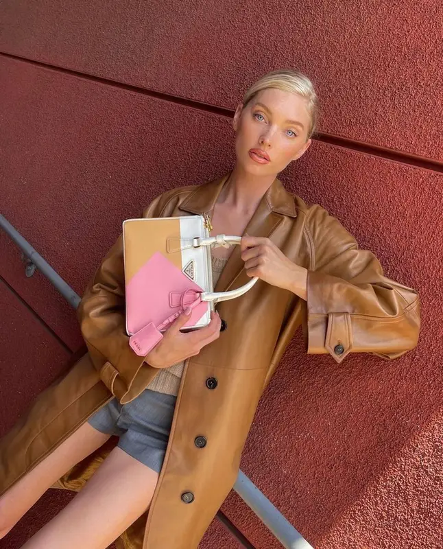 Elsa Hosk outfit in Prada, 2023