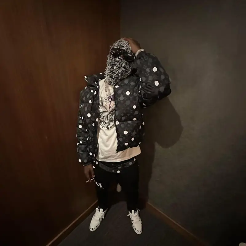 Sleepy Hallow outfit in Louis Vuitton and Yayoi Kusama, 2023