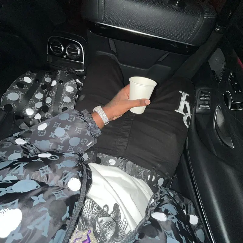 Sleepy Hallow outfit in Louis Vuitton and Yayoi Kusama, 2023