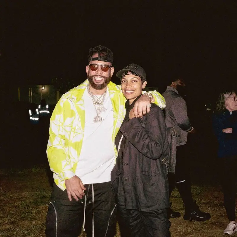DJ Drama outfit in Louis Vuitton, Tom Ford, and Amiri, 2023
