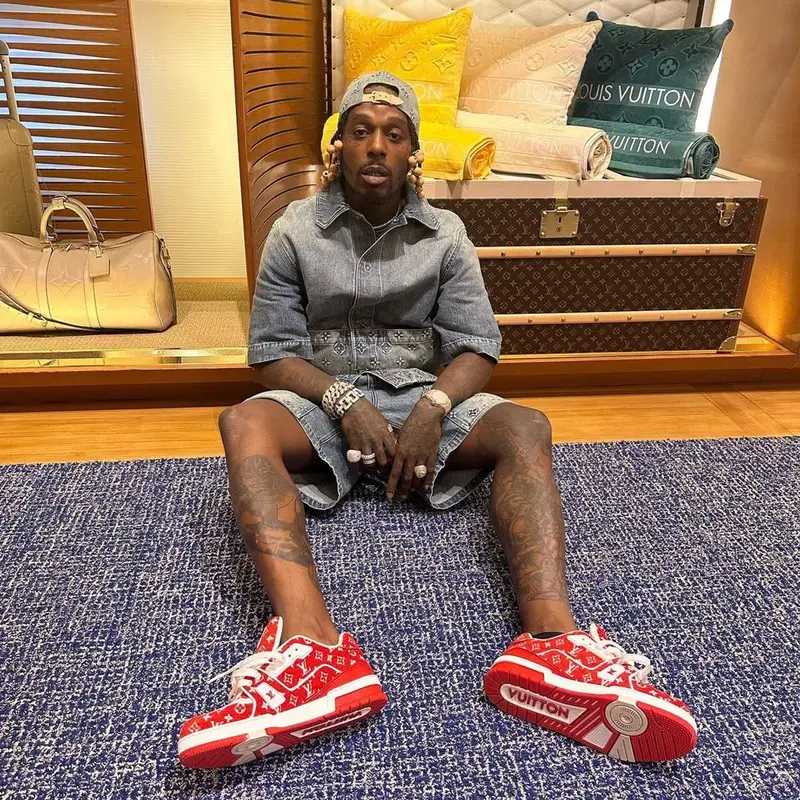 Sauce Walka outfit in Louis Vuitton, 2023