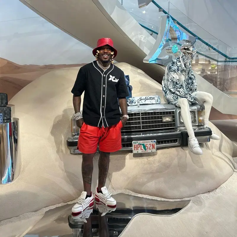 Sauce Walka outfit in Louis Vuitton and Goyard, 2023