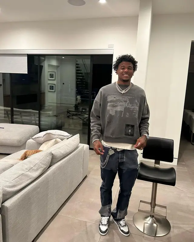 Jalen Green outfit in Paly, Gallery Dept., and Dior, 2023