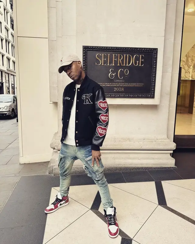 Kid Cudi outfit in Julius, Nike, and Human Made, 2023
