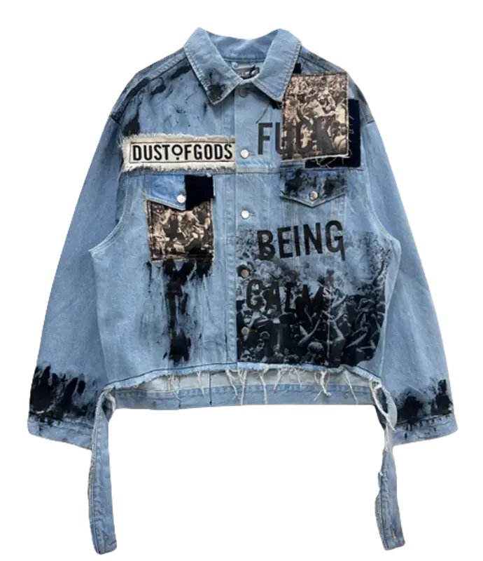 Dust Of Gods Let's Get Moshing MF Denim Jacket $1750