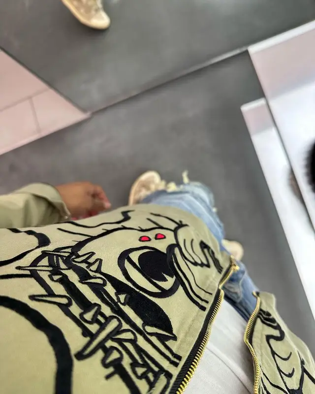 Lil Migo outfit in Glo Gang, Lanvin, and Lemeget, 2023