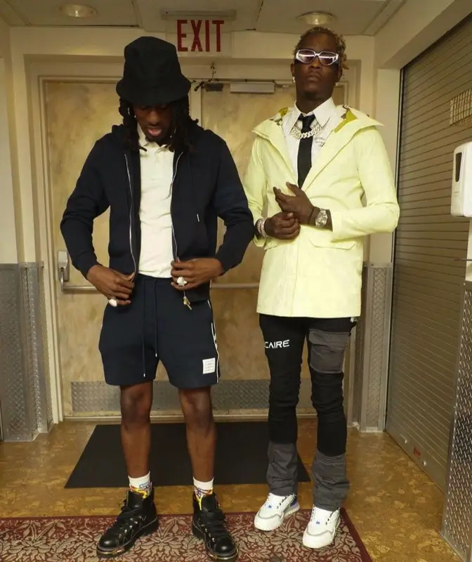 Young Thug outfit in Vicaire, 2021