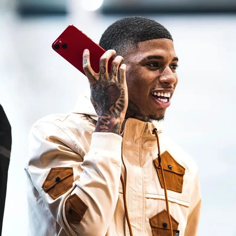 NLE Choppa outfit in The Hideout Clothing, 2023