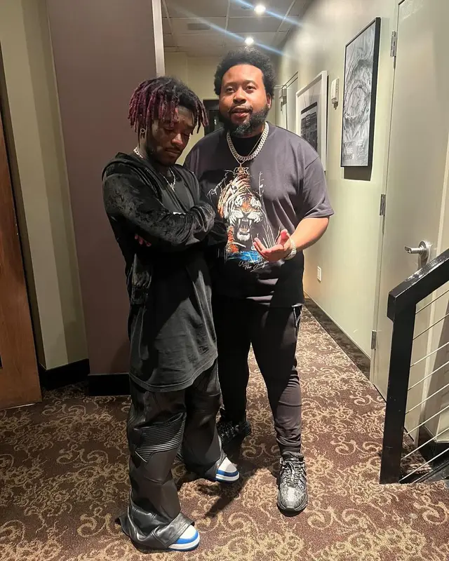 Lil Uzi Vert outfit in Balenciaga and Louis Vuitton, 2023