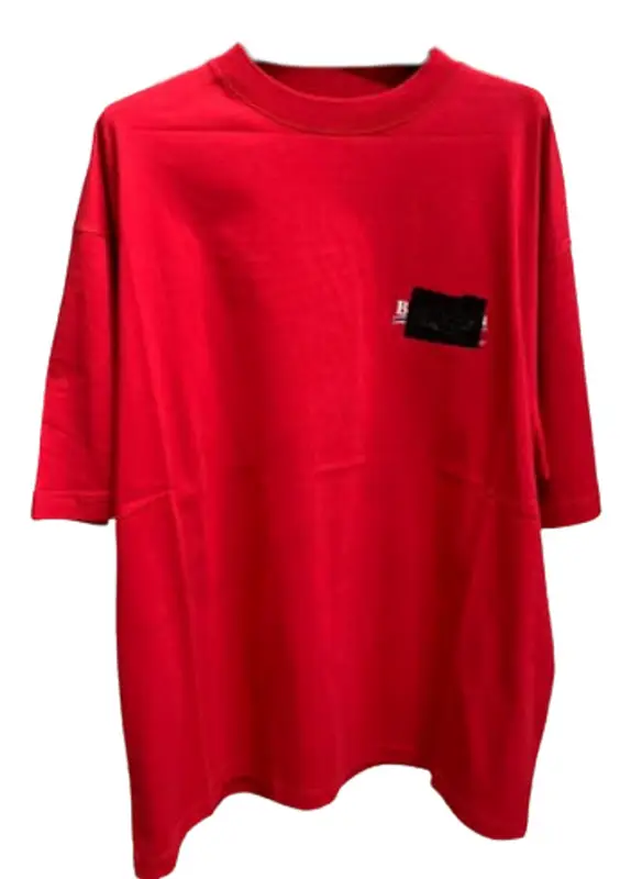 Balenciaga Red Logo T-Shirt $910