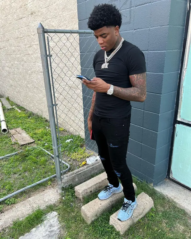 Yungeen Ace outfit in Hanes, Amiri, and Dior, 2023
