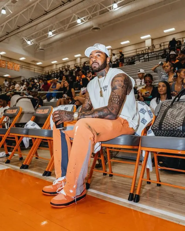 John Wall outfit in Nike, Gallery Dept., and Concepts, 2023