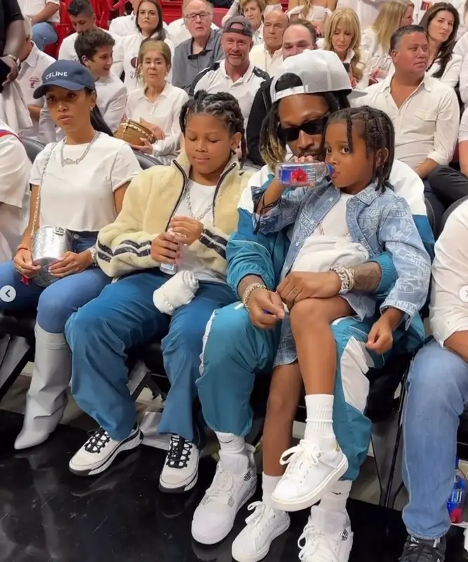 Future outfit in Martine Rose, Prada, and Nike, 2023