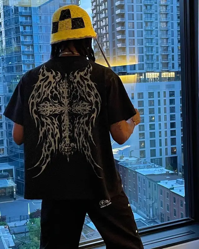 BigBabyGucci outfit in Curse, Thug Club, and Bape, 2023