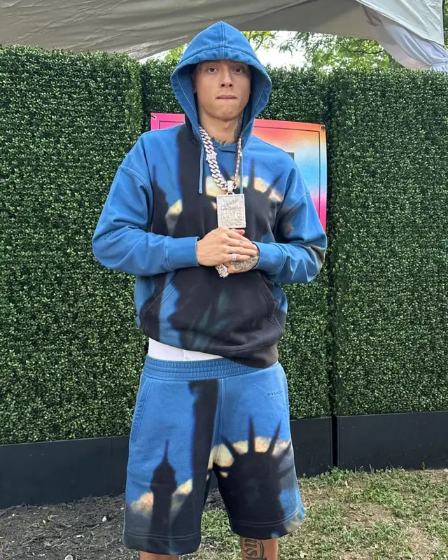 Central Cee outfit in Givenchy and Nike, 2023