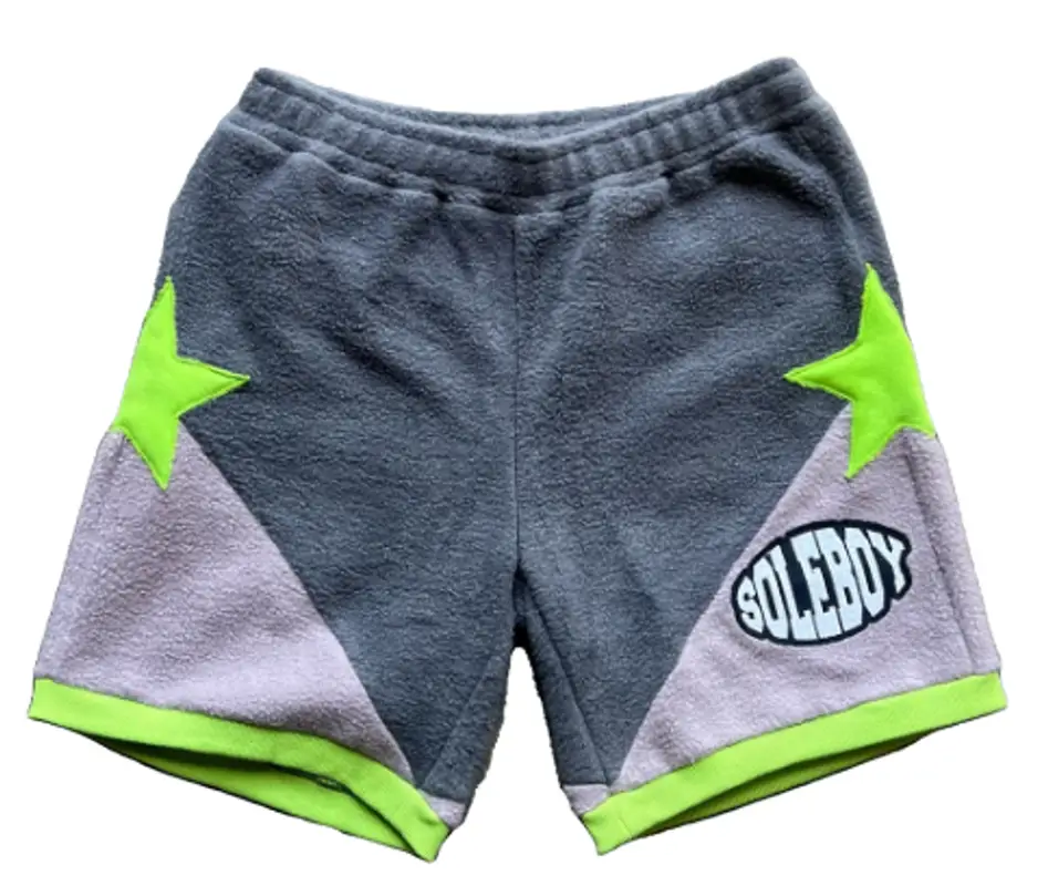 SoleBoy Grey Starboy Shorts $85