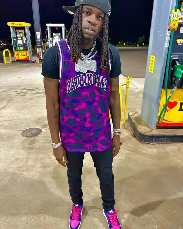 SleazyWorld Go outfit in Bape and Ksubi, 2023