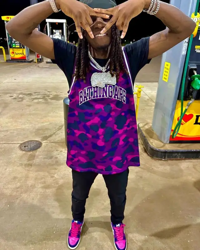 SleazyWorld Go outfit in Bape and Ksubi, 2023