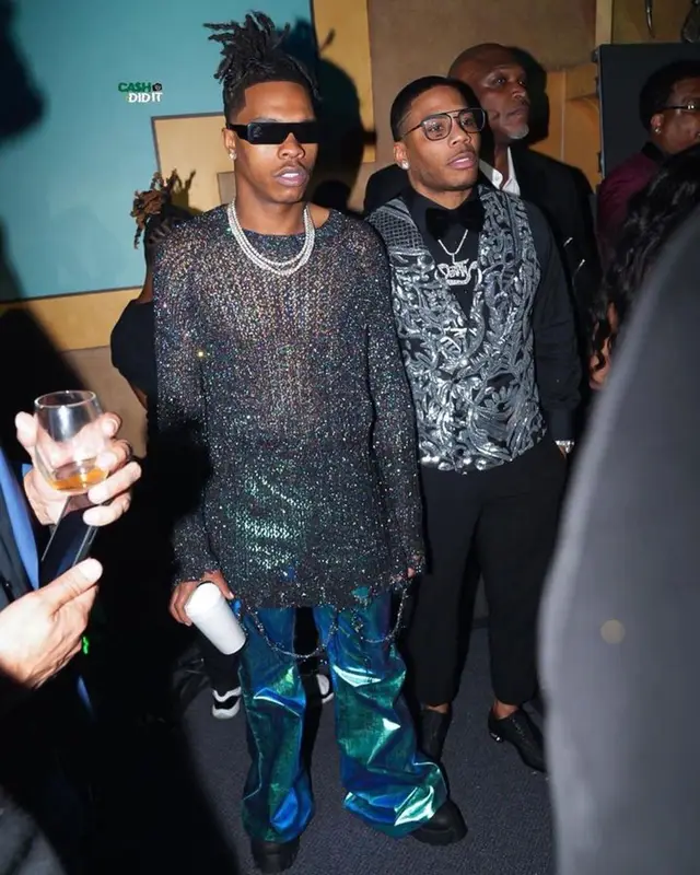 Lil Baby outfit in Maison Margiela and Rick Owens, 2023