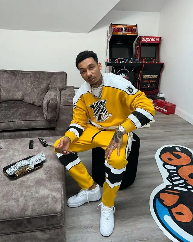 Fredo outfit in Dolce & Gabbana, Nike, and Audemars Piguet, 2023