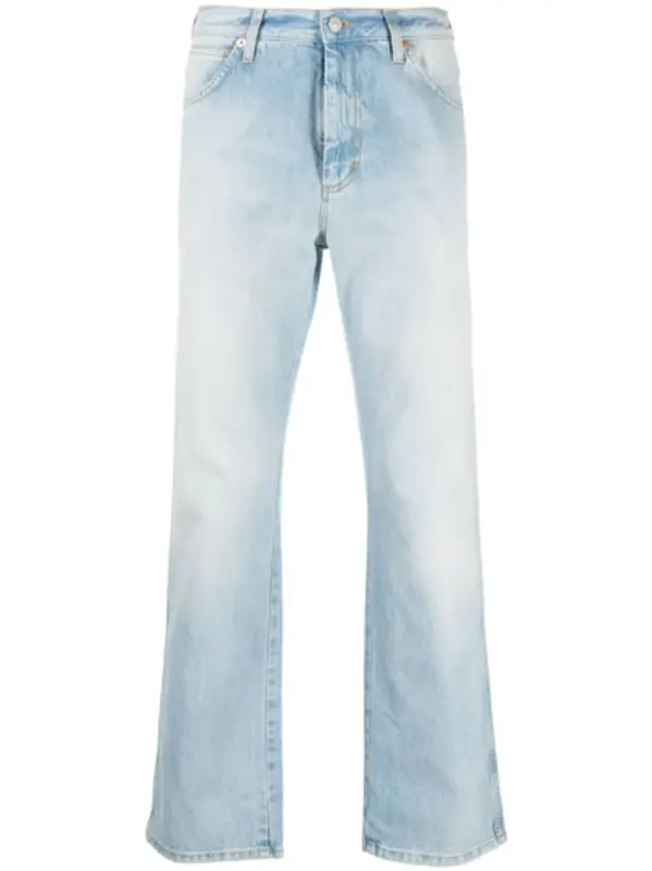Gucci Logo Embroidered Washed Jeans $774