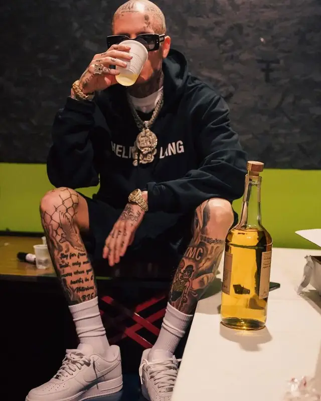 Millyz outfit in Helmut Lang, Nike, and Dior, 2023