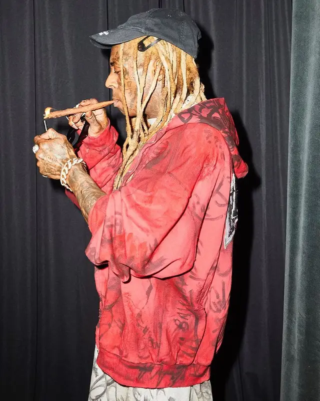 Lil Wayne outfit in Balenciaga, 2023