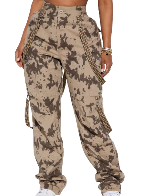 FashionNova Tie Dye For Cargo Pant $50