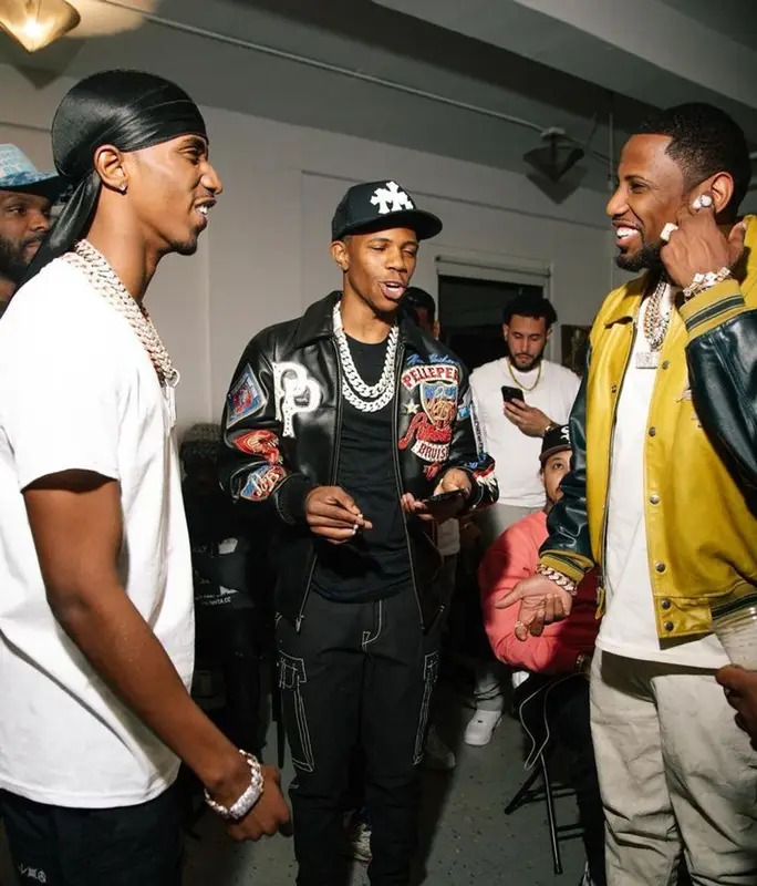 A Boogie Wit Da Hoodie outfit in Supreme, Chrome Hearts, and True Religion, 2023