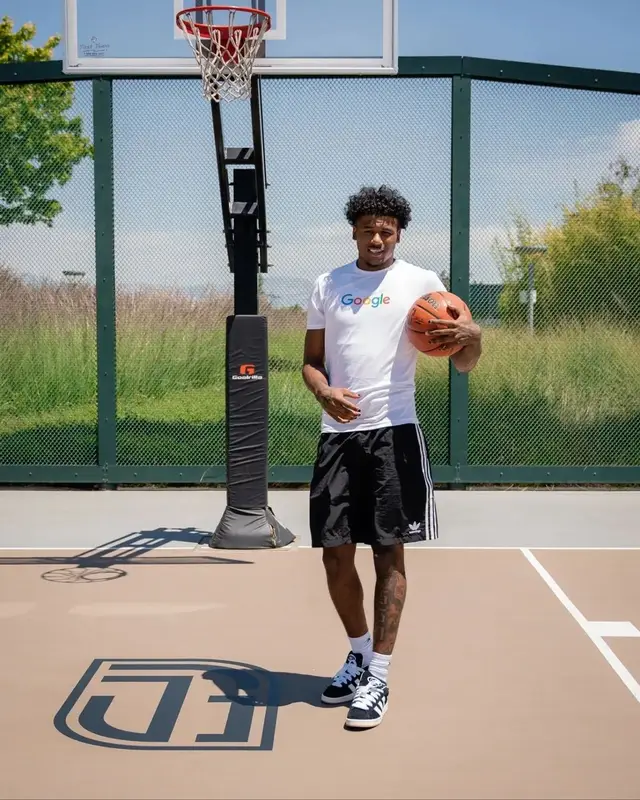 Jalen Green outfit in Adidas, Louis Vuitton, and Balenciaga, 2023
