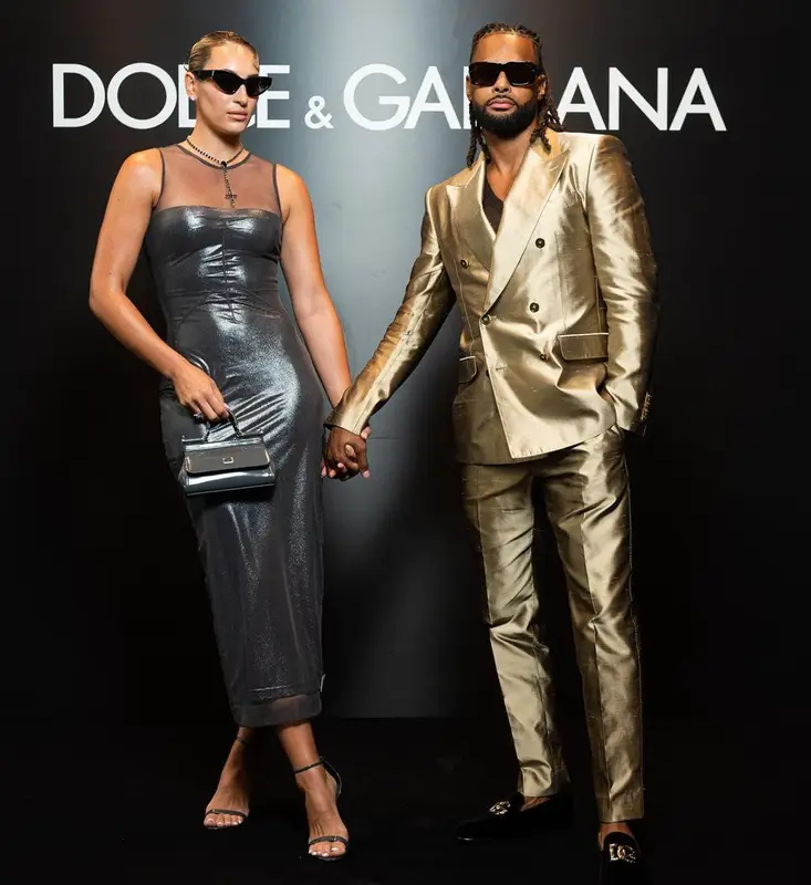 Patty Mills outfit in Dolce & Gabbana, 2023