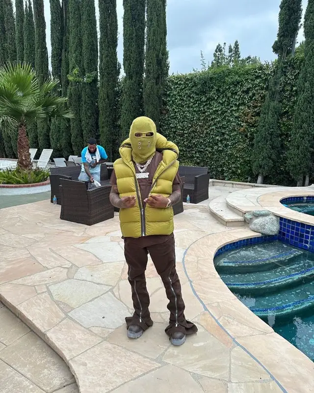 Rylo Rodriguez outfit in Rick Owens, 2023