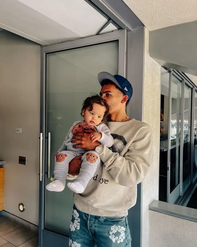 Trae Young outfit in Readymade, Levi’s, and Denim Tears, 2023