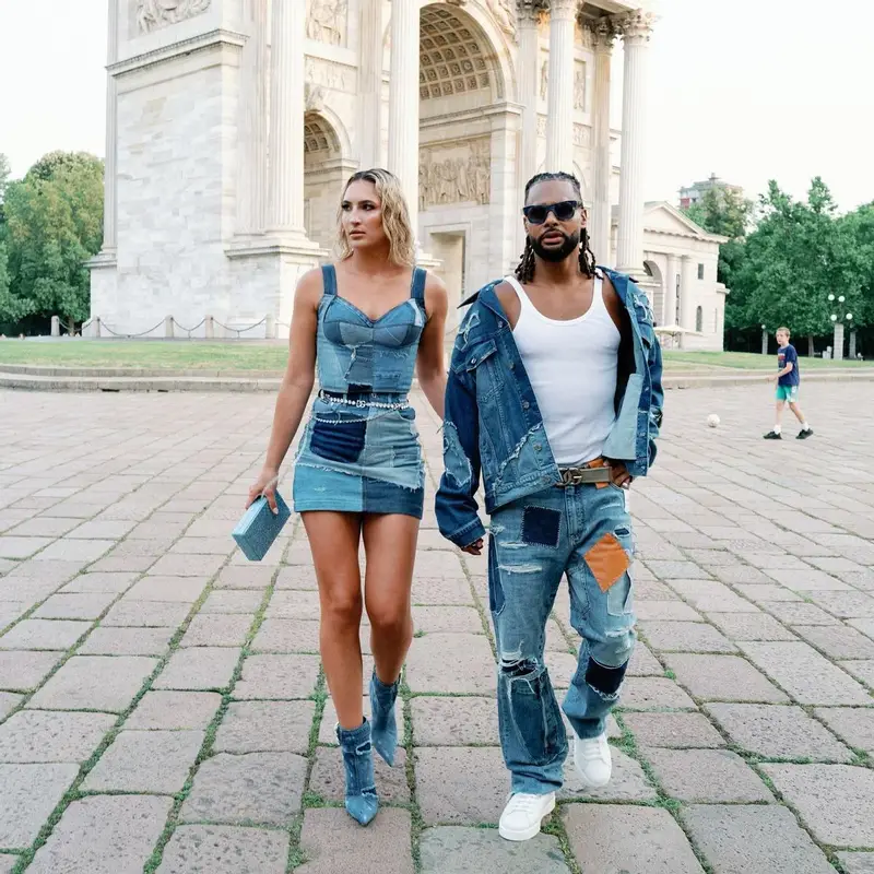Patty Mills outfit in Dolce & Gabbana, 2023