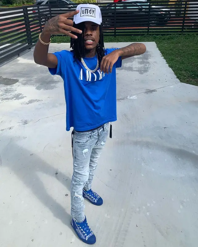 Slatt Zy outfit in Amiri, Ksubi, and Dior, 2022