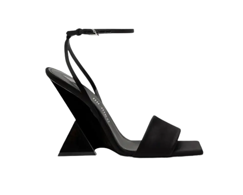 The Attico Cheope Black Sandal $890