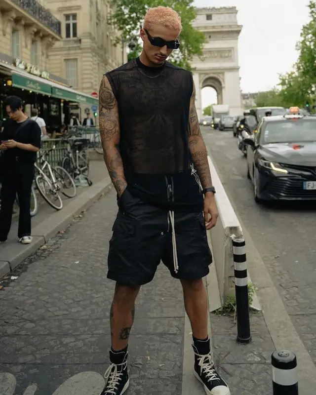 Kyle Kuzma outfit in Rick Owens, 2023