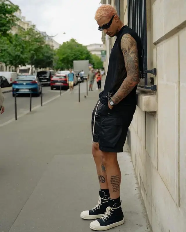 Kyle Kuzma outfit in Rick Owens, 2023