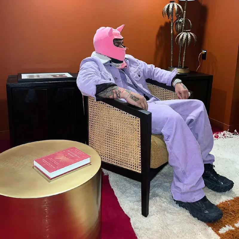 No Cap outfit in Acne Studios and Balenciaga, 2023