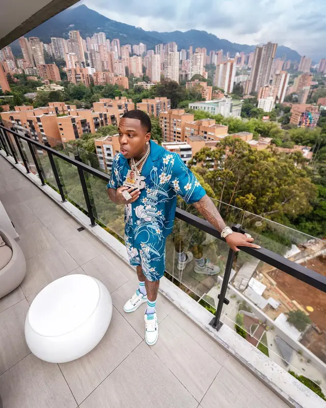 BandMan Kevo outfit in Amiri, 2023