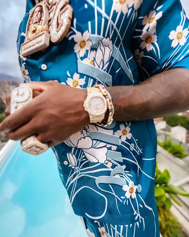 BandMan Kevo outfit in Amiri, 2023