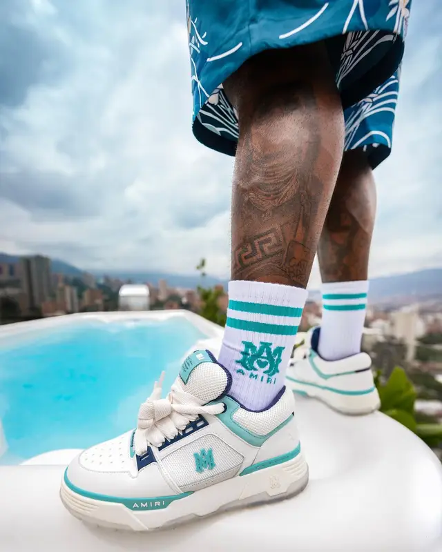 BandMan Kevo outfit in Amiri, 2023