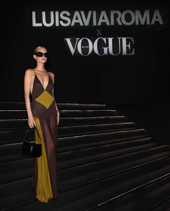 Leonie Hanne outfit in Saint Laurent, 2023