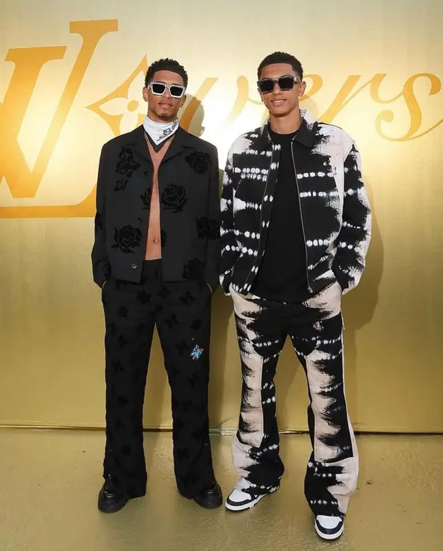 Jude Bellingham outfit in Louis Vuitton, 2023