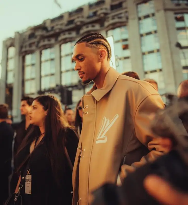 Trent Alexander-Arnold outfit in Louis Vuitton, 2023