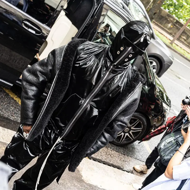 Offset outfit in Rick Owens, 2023